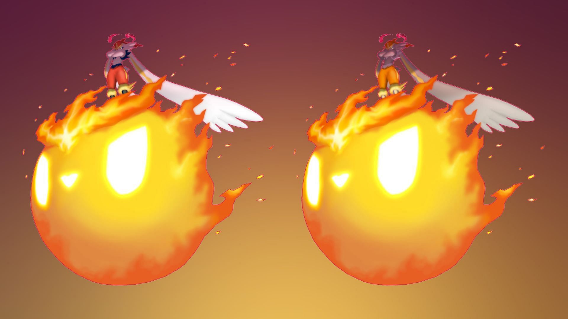 Shiny Gigantamax Cinderace comparison (Image via TPC)